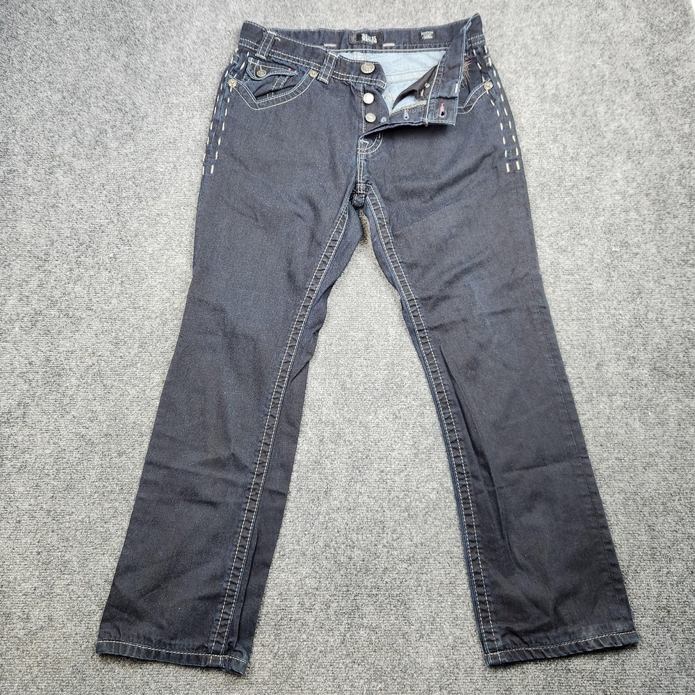 MEK Men's Straight Jeans in Dark Indigo
